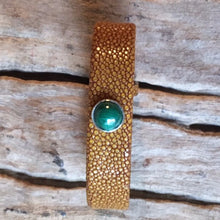 Bracelet en galuchat caramel à partir de