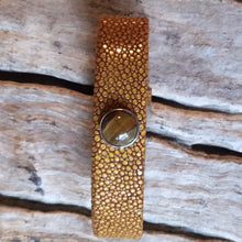 Bracelet en galuchat caramel à partir de