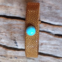 Bracelet en galuchat caramel à partir de