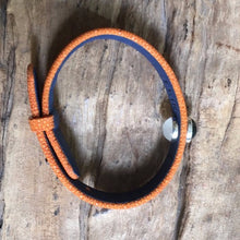 Bracelet galuchat orange Golfe de Thailande